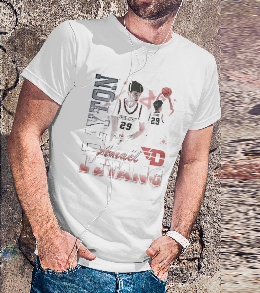 Amael L’Etang Dayton Flyers 29 Basketball 90s Dayton T-Shirt