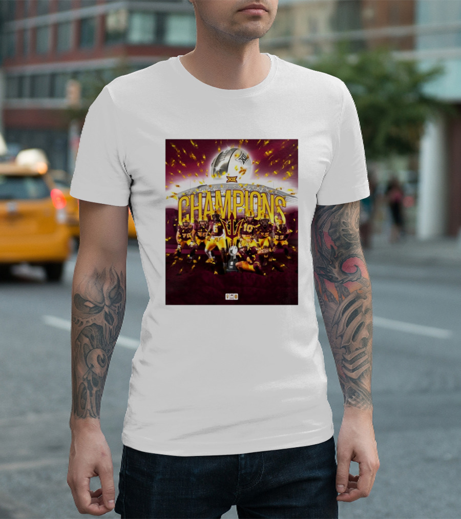 Arizona State Sun Devils Big 12 Conference Champions 2024 The Giant Is Awake T-Shirt