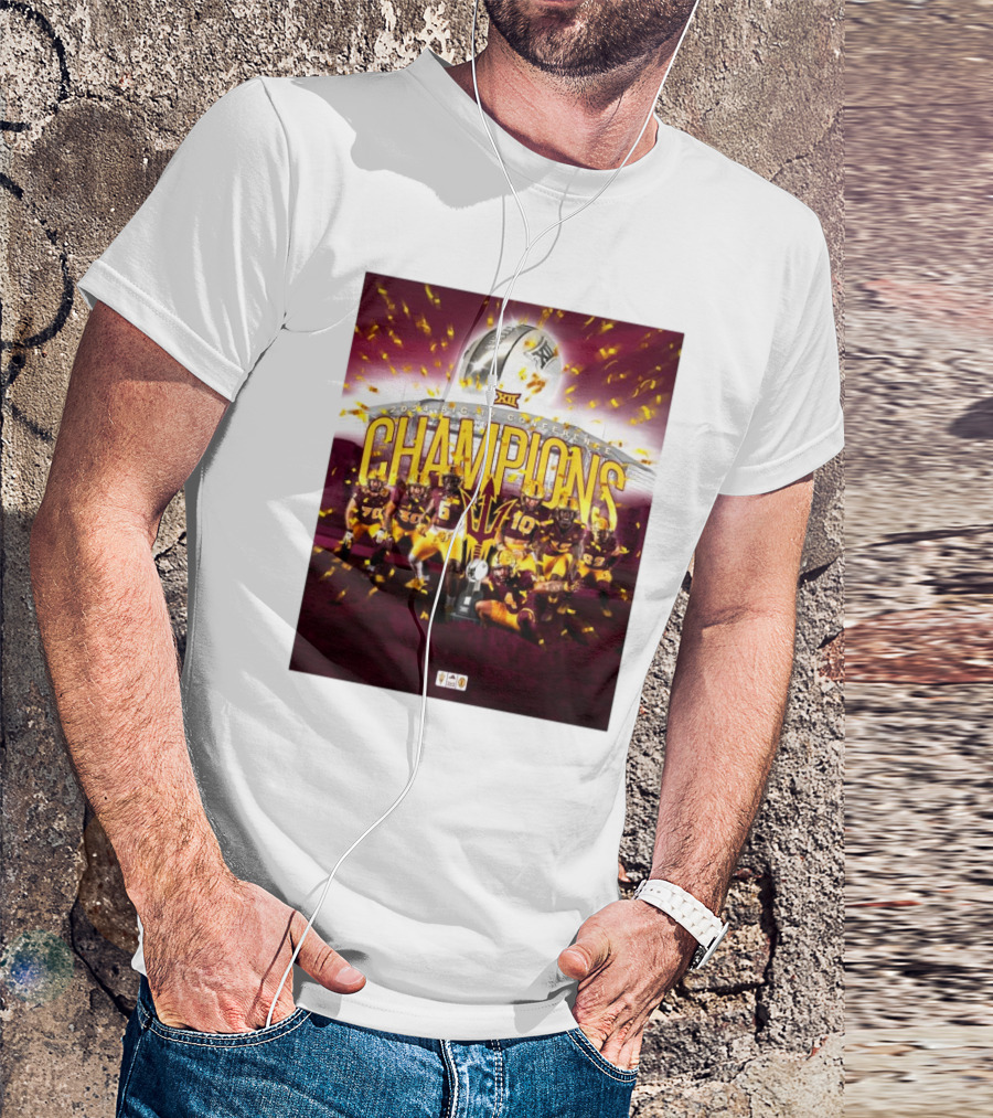 Arizona State Sun Devils Big 12 Conference Champions 2024 The Giant Is Awake T-Shirt