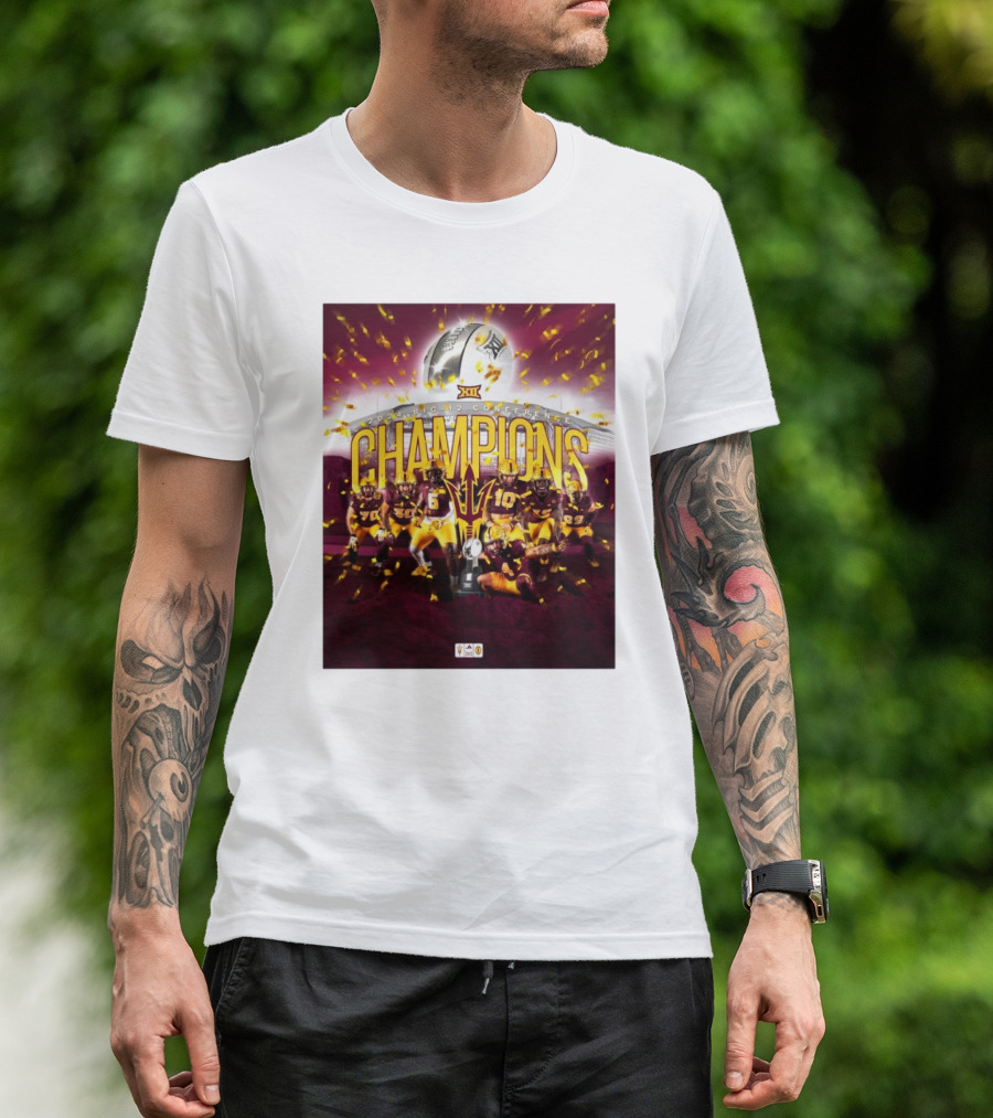 Arizona State Sun Devils Big 12 Conference Champions 2024 The Giant Is Awake T-Shirt
