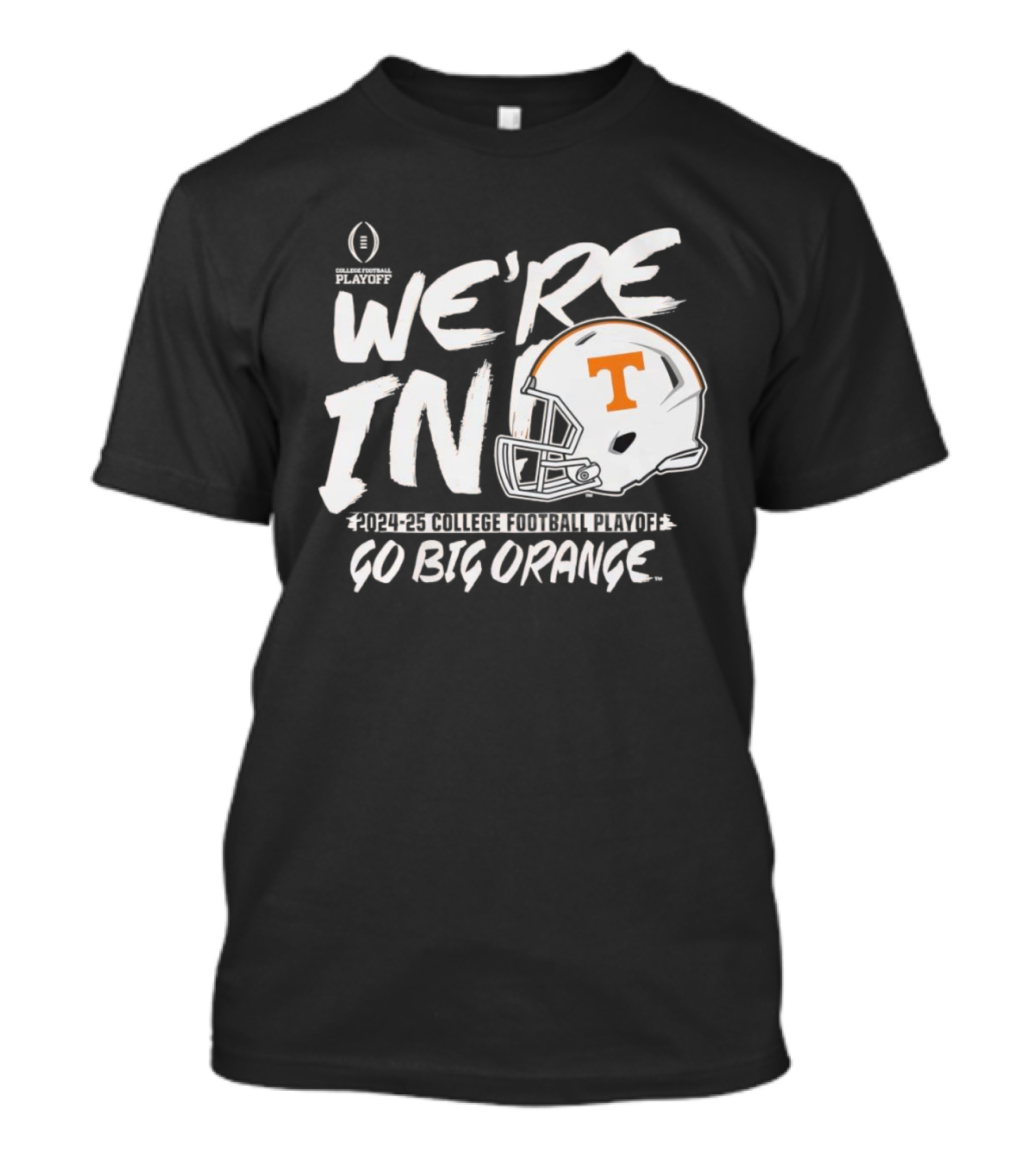 Tennessee Vols We're In 2024-25 College Football Playoff Go Big Orange Retro T-Shirt