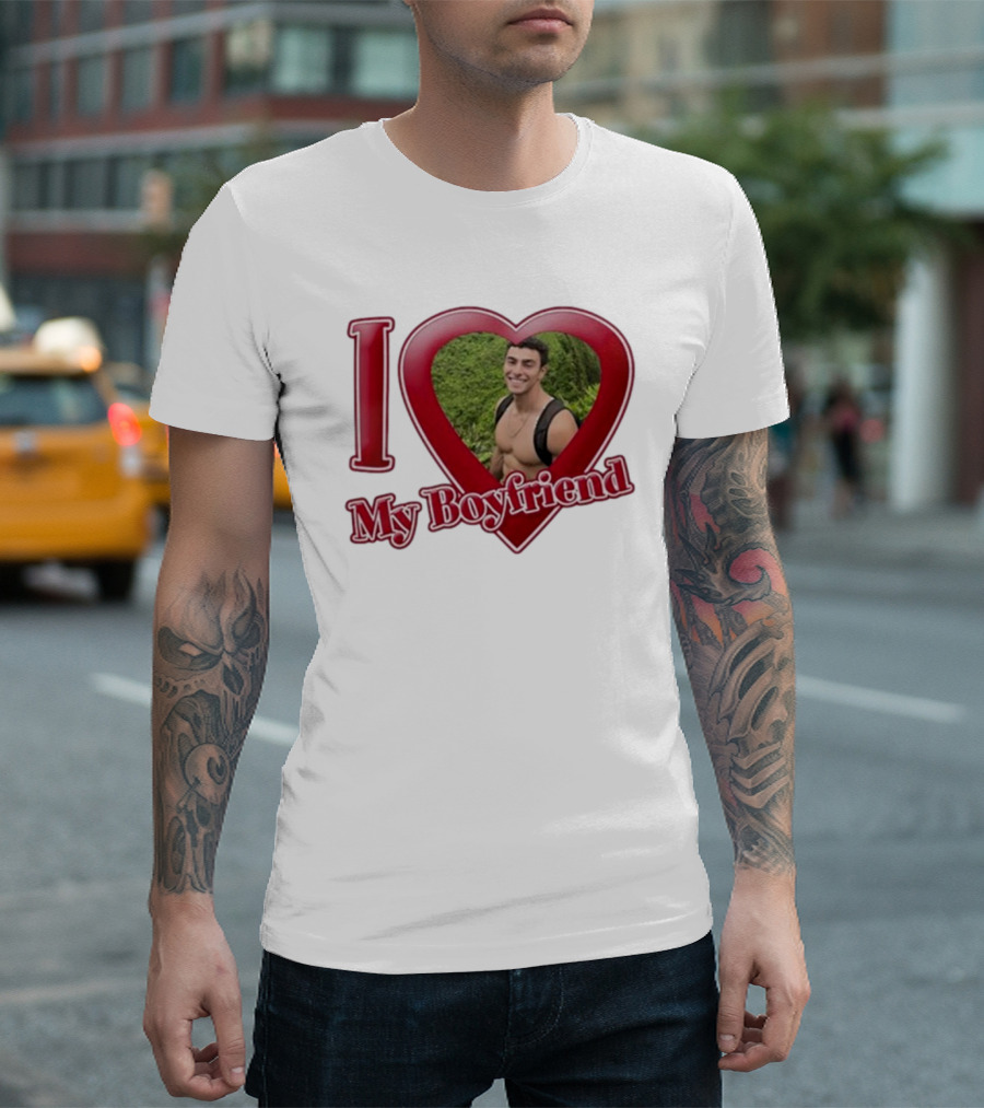 Luigi Mangione I Heart My Boyfriend T-Shirt