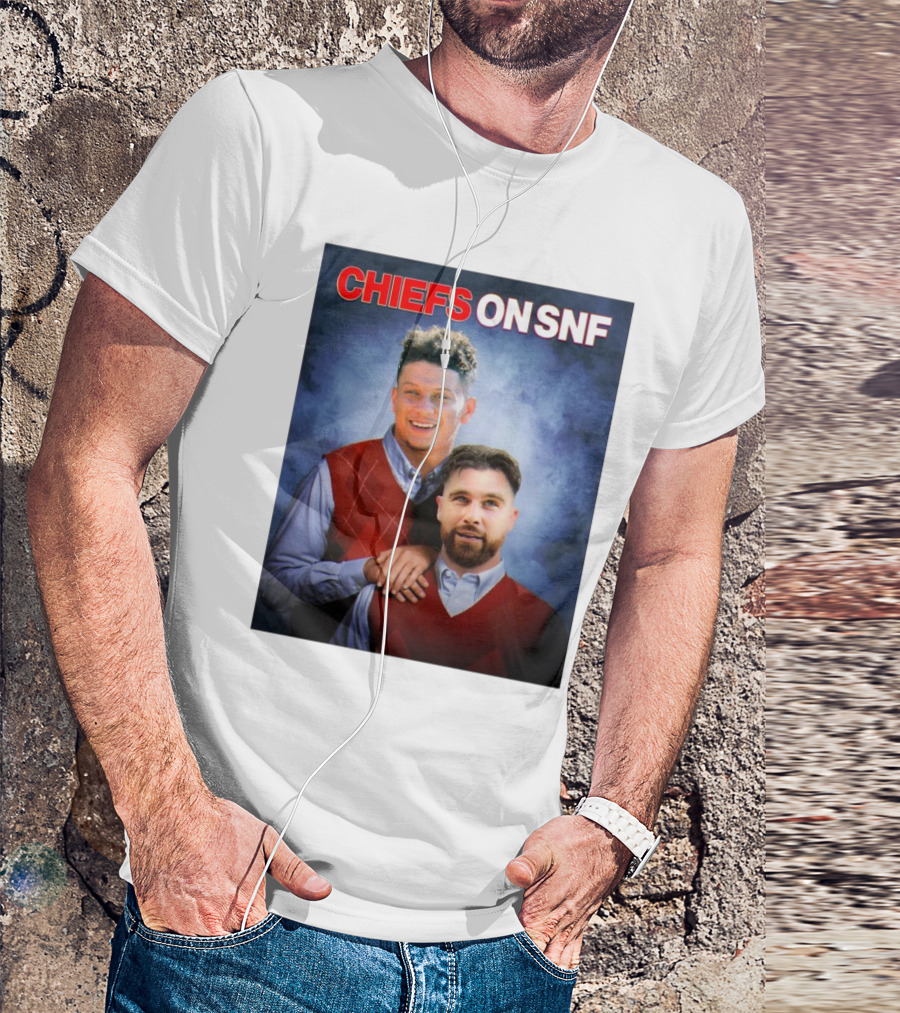 Patrick Mahomes Travis Kelce Chiefs On SNF New Heights Step Brothers T-Shirt