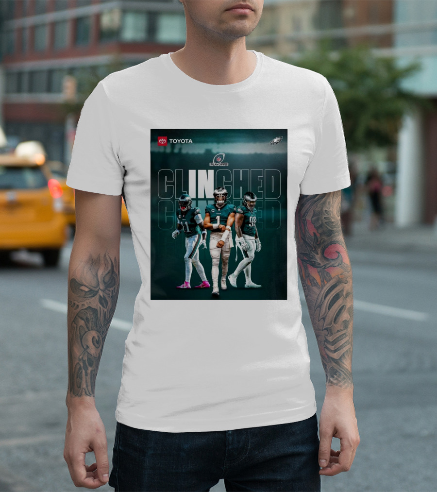 TOYOTA Clinched NFL Playoffs Philadelphia Eagles FlyEaglesFly T-Shirt