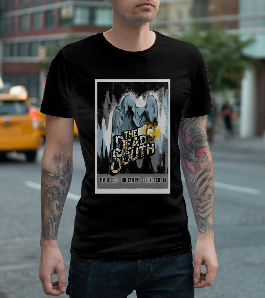 The Dead South Concert Poster May 11 2025 The Caverns Grundy CO TN Tour T-Shirt
