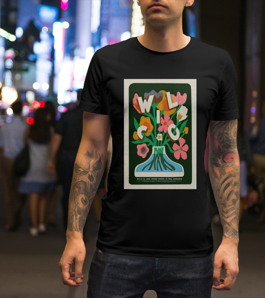 Wilco December 13-15 2024 Palace Theatre St Paul Minnesota T-Shirt