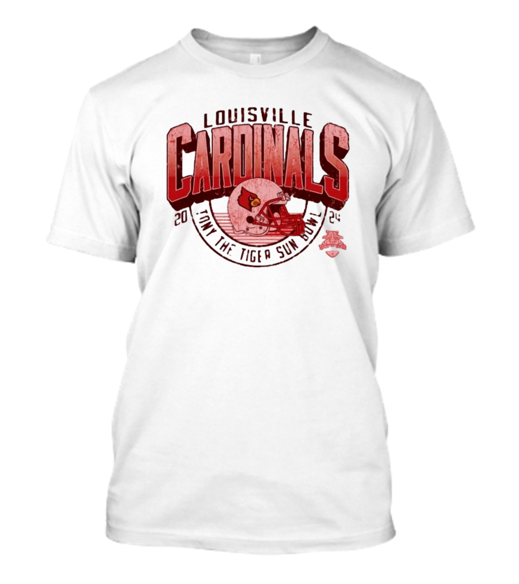 Louisville Cardinals 2024 Tony The Tiger Sun Bowl Vintage Helmet T-Shirt