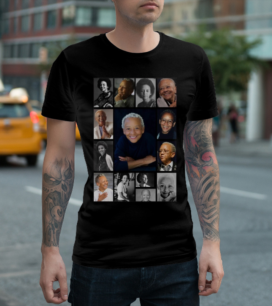 Rest In Power To One Favorite Phenomenal Poet Nikki Giovanni Memorable Portraits T-Shirt
