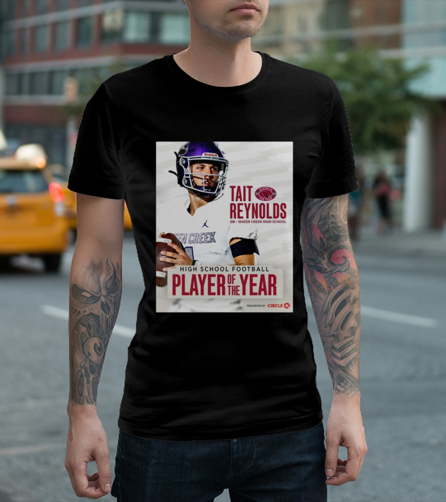 Tait Reynolds Arizona Cardinals QB Queen Creek High School Football Player of the Year T-Shirt