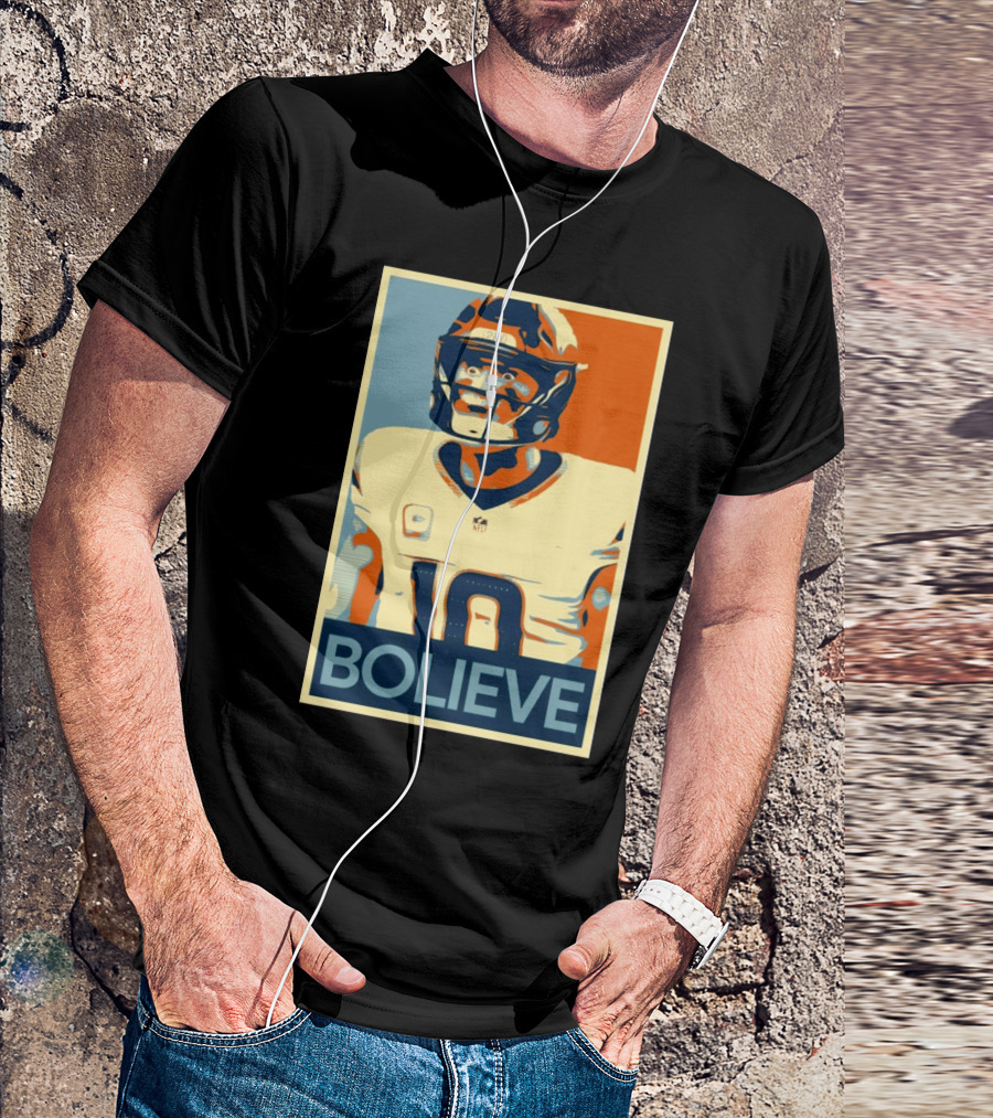 Bo Nix Bolieve Denver Broncos Discussion Hope T-Shirt