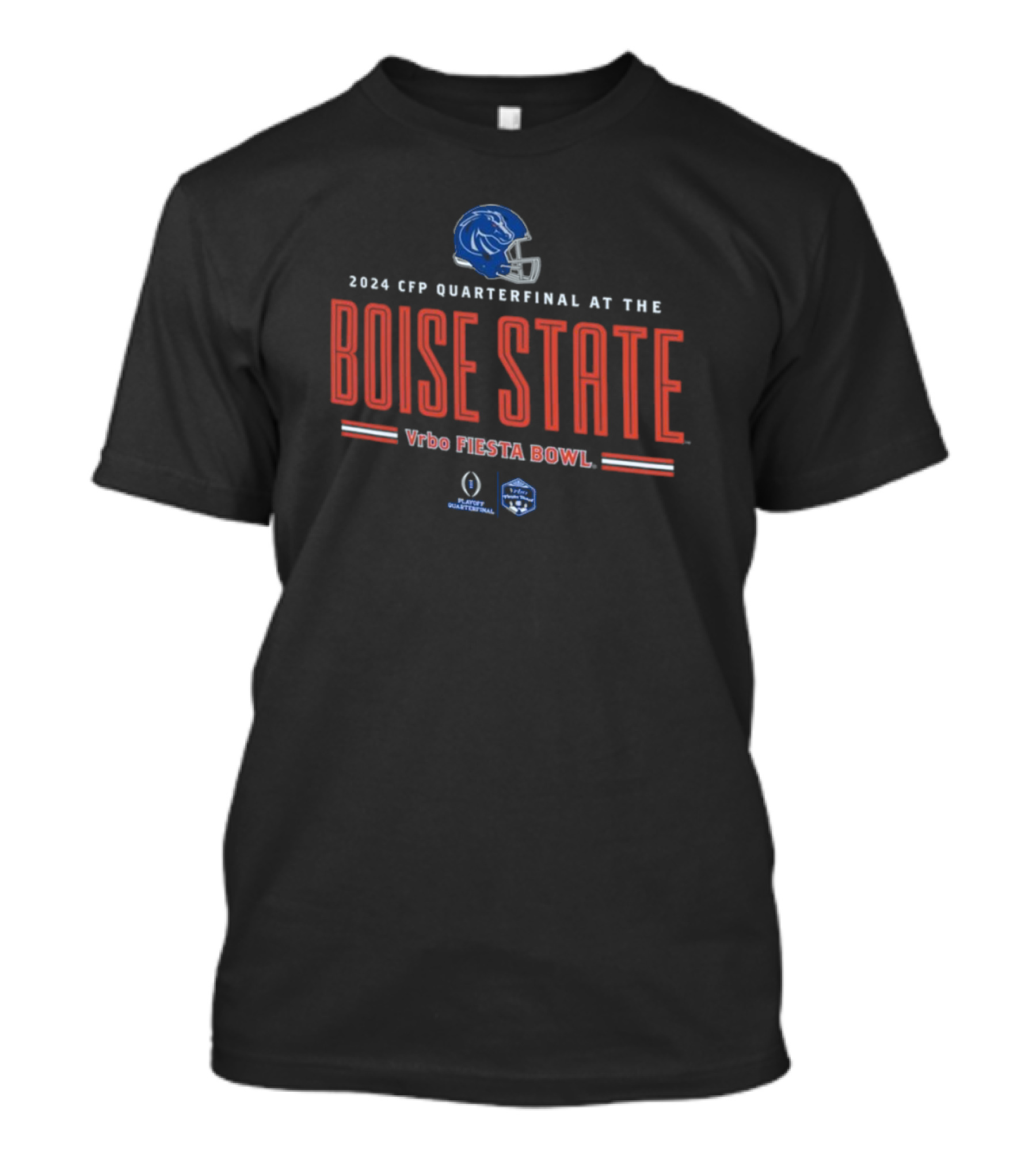 Boise State Broncos 2024 CFP Quarterfinal Vrbo Fiesta Bowl T-Shirt