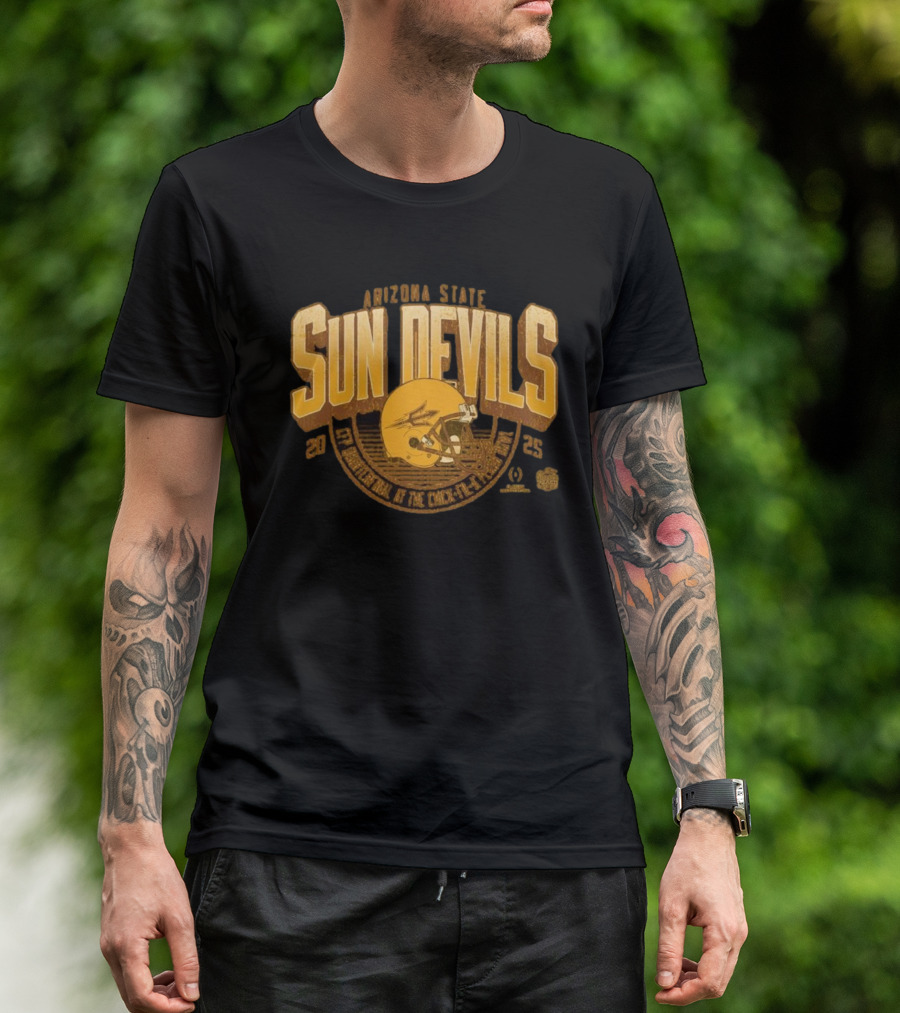 Arizona State Sun Devils 2025 Football Quarterfinals At Chick-fil-A Peach Bowl T-Shirt