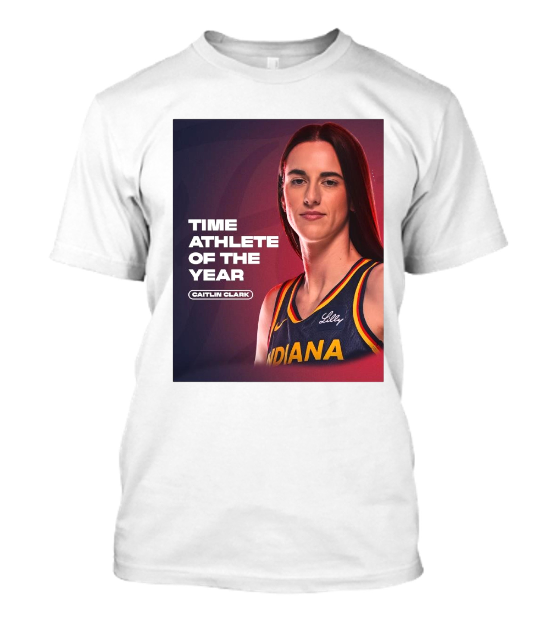 Caitlin Clark Indiana Fever WNBA Time Athlete Of The Year T-Shirt