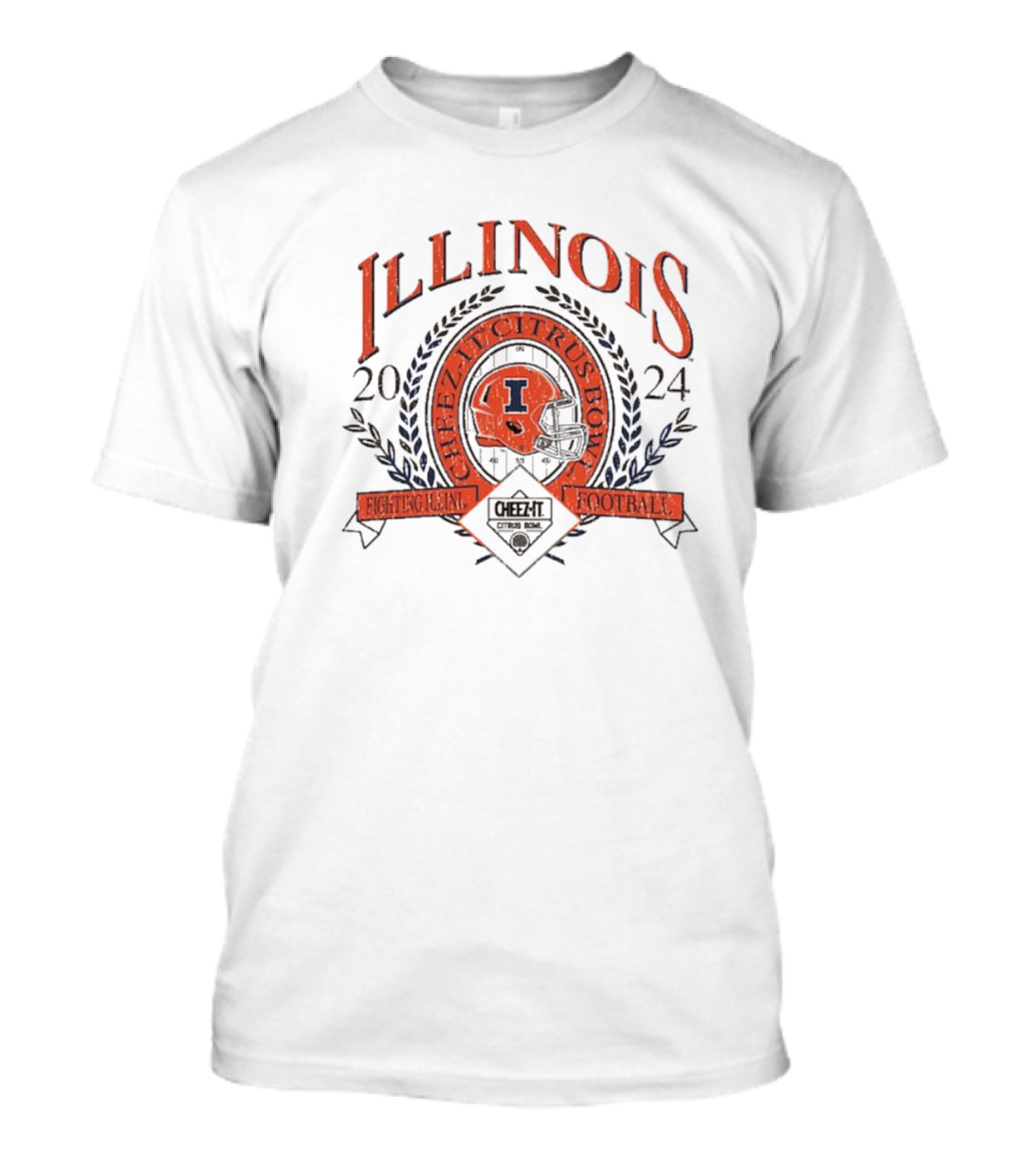 Illinois 2024 Cheez-It Citrus Bowl Fighting Illini Football Vintage T-Shirt