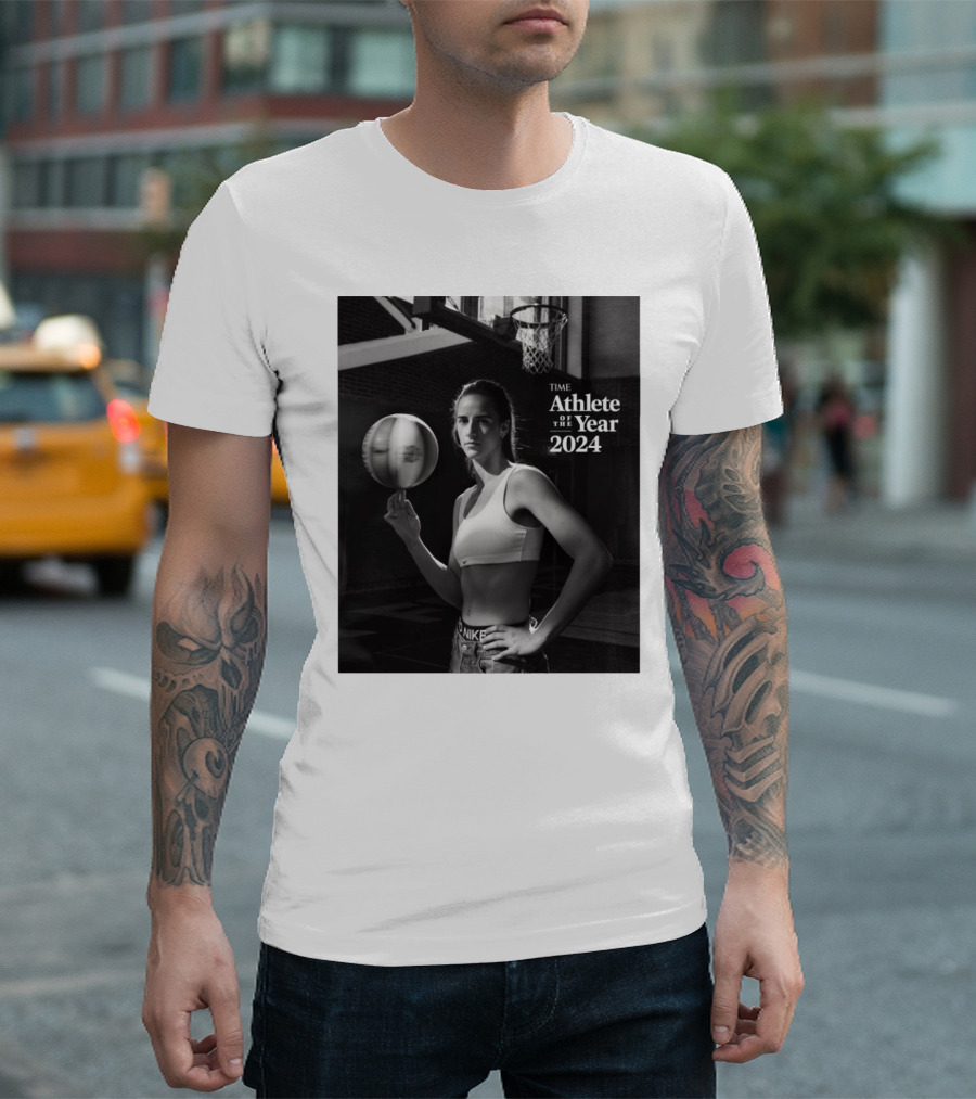 TIME Athlete Of The Year 2024 Caitlin Clark Indiana Fever T-Shirt