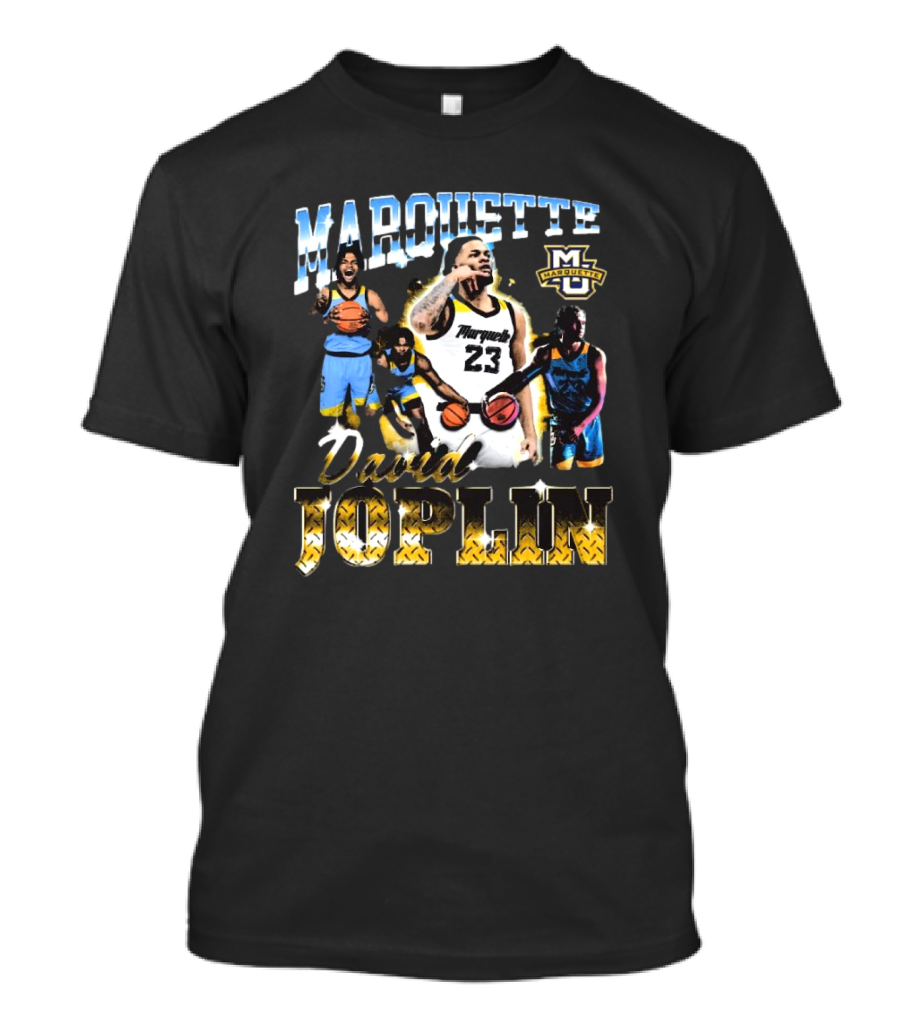 David Joplin Marquette Golden Eagles 23 Basketball Player 90s T-Shirt