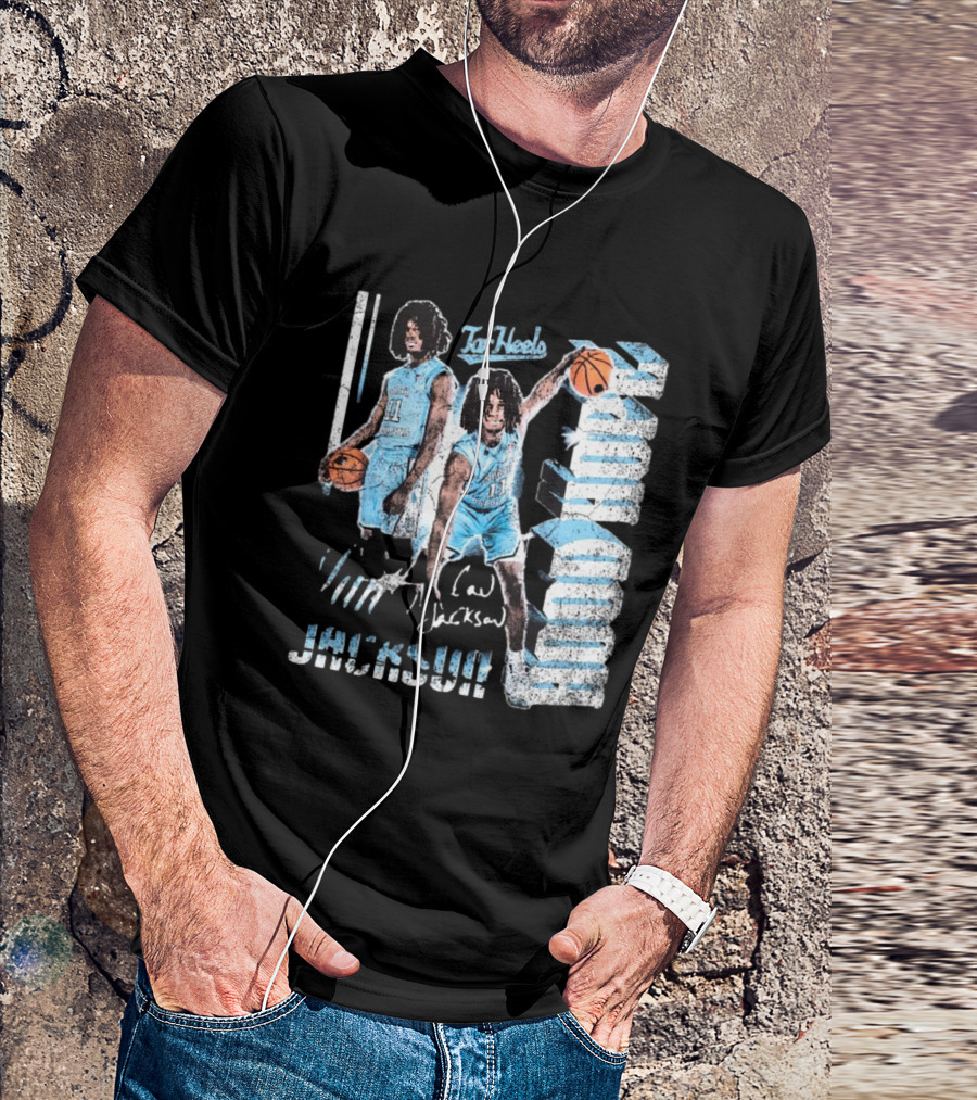 Ian Jackson North Carolina Tar Heels Basketball Signature 90s Hood Hope T-Shirt