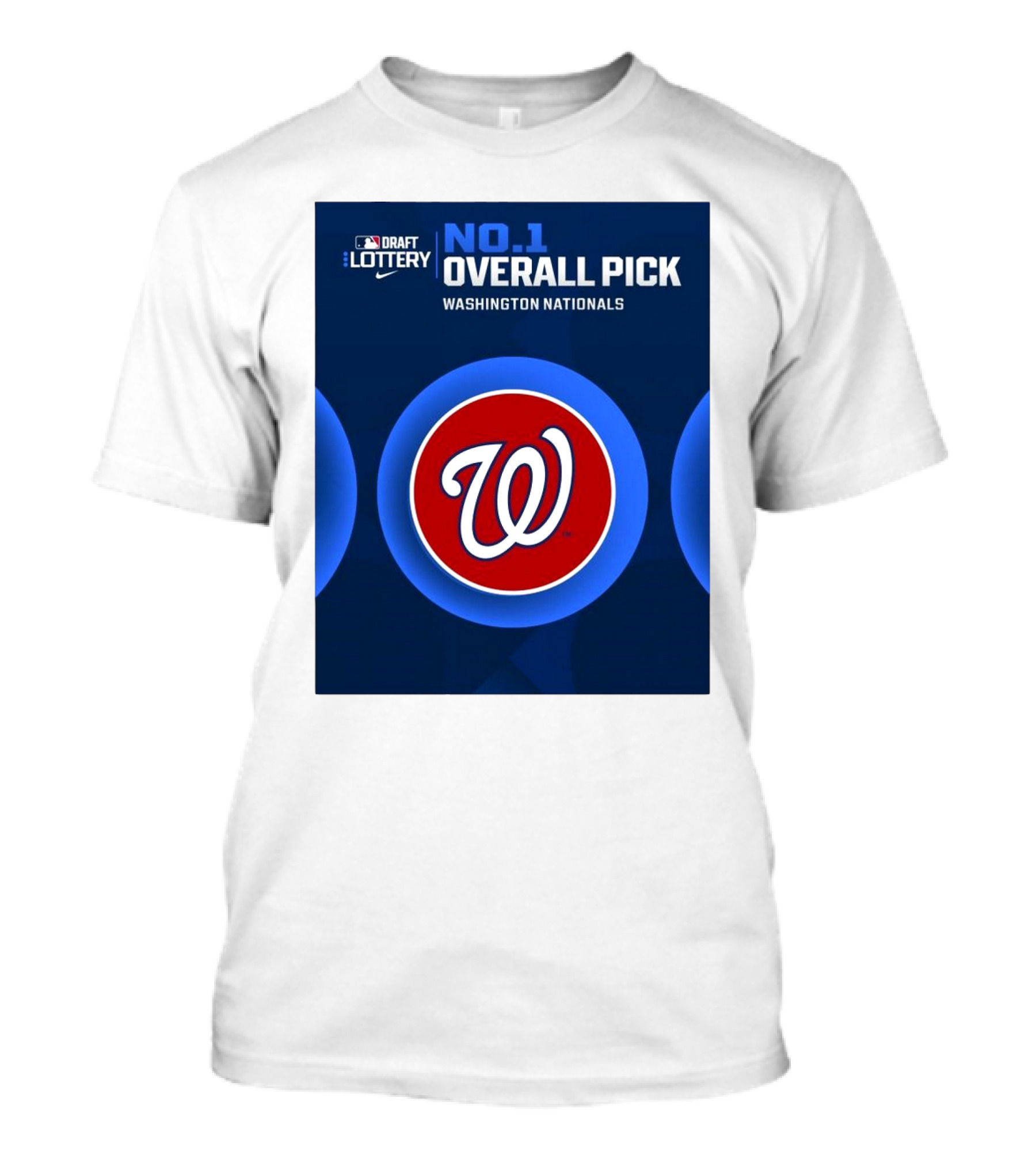 MLB Draft Lottery No. 1 Overall Pick Washington Nationals T-Shirt