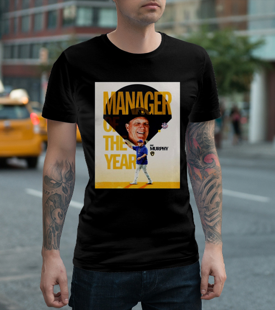 Pat Murphy Milwaukee Brewers Manager of the Year T-Shirt
