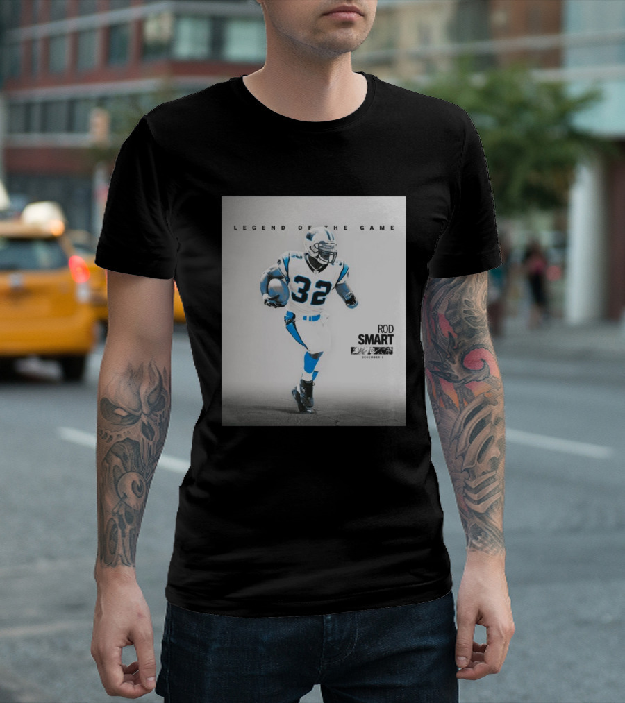 Legend Of The Game Rod Smart December 1 Carolina Panthers Vs Tampa Bay Buccaneers T-Shirt