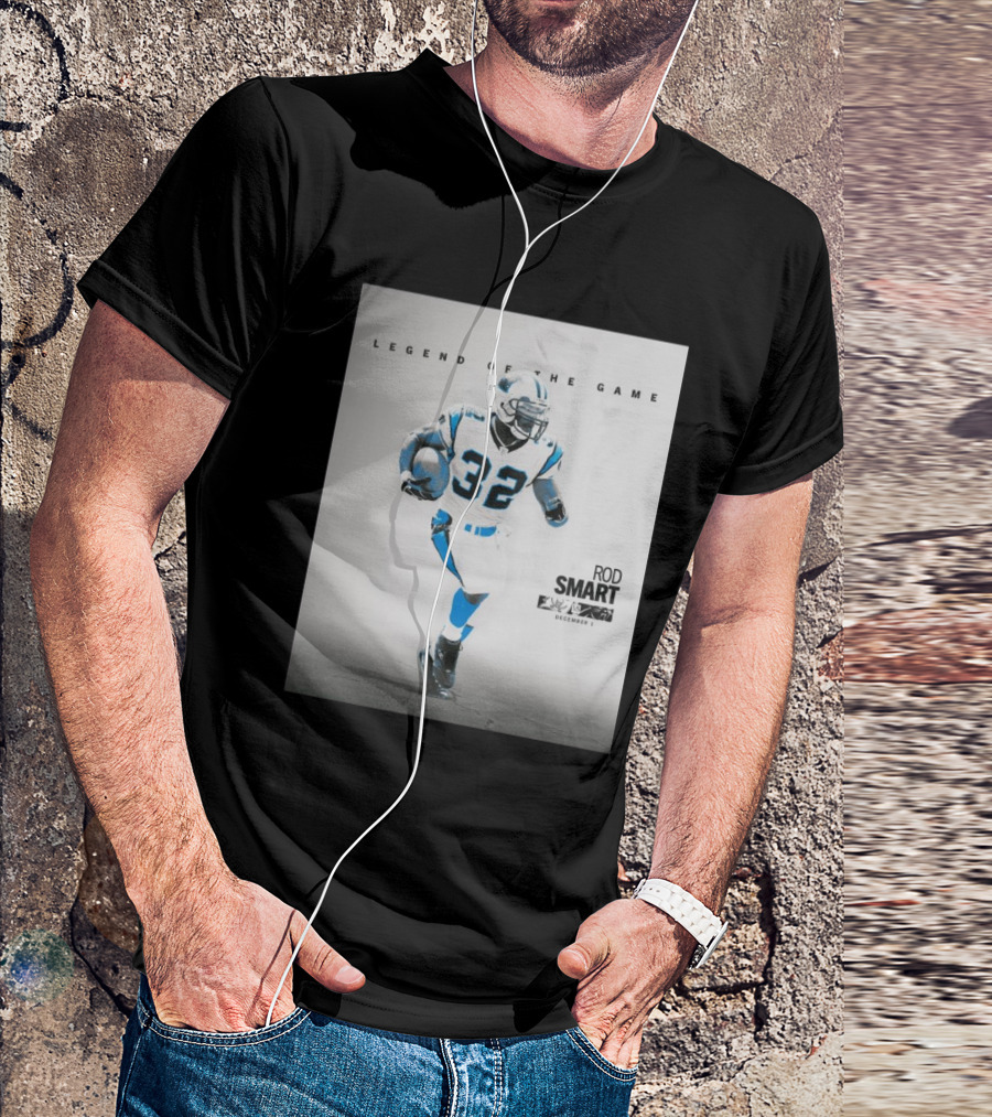 Legend Of The Game Rod Smart December 1 Carolina Panthers Vs Tampa Bay Buccaneers T-Shirt