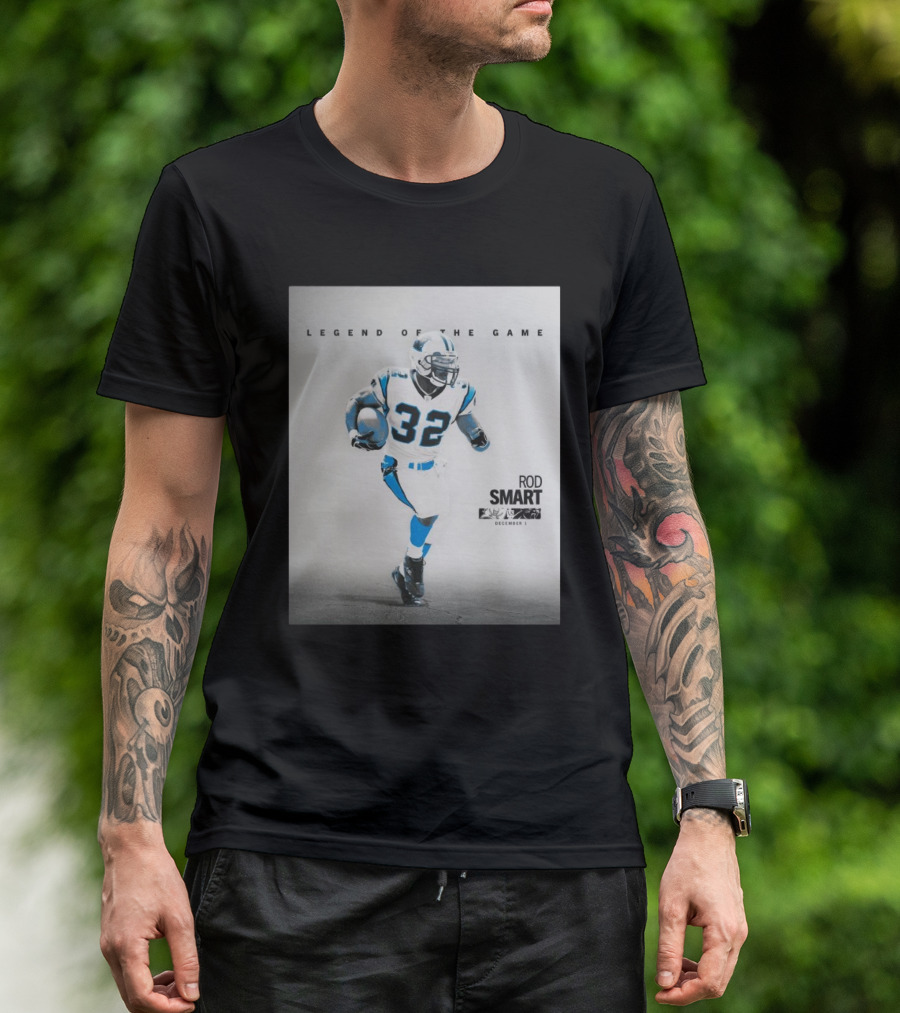 Legend Of The Game Rod Smart December 1 Carolina Panthers Vs Tampa Bay Buccaneers T-Shirt