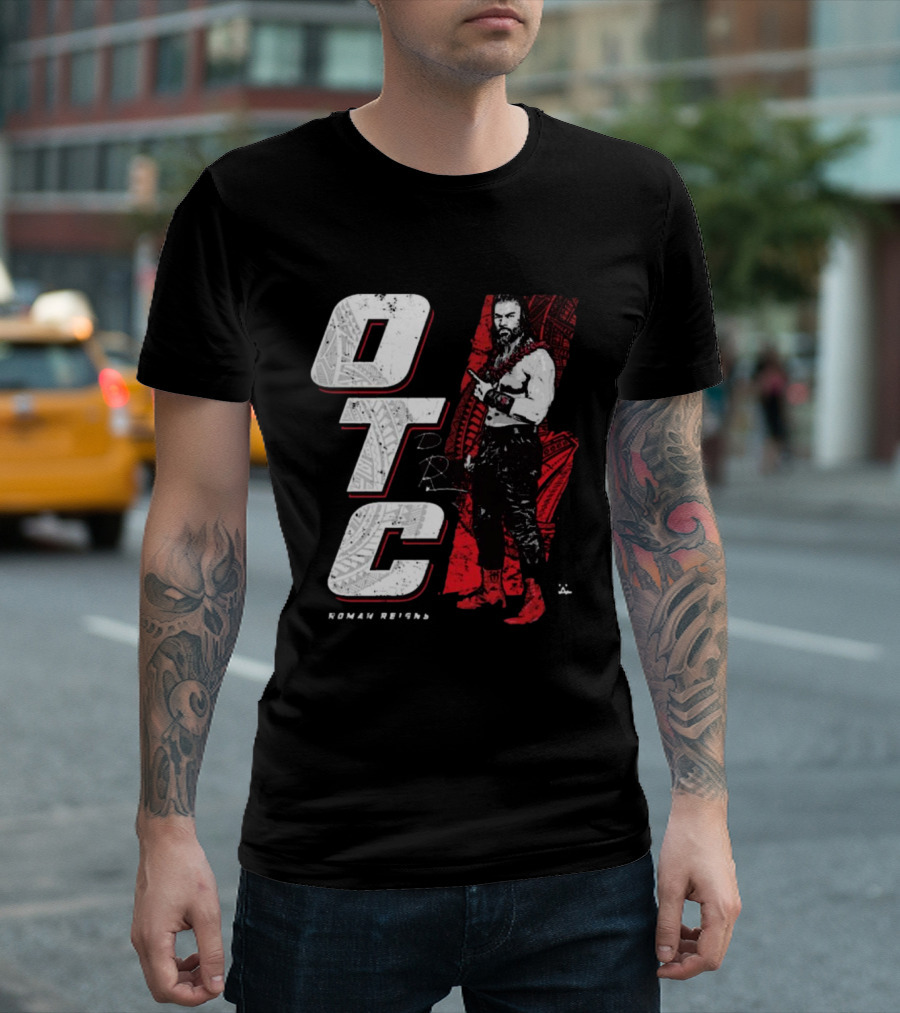 Roman Reigns OTC Signature WWE Champion Power T-Shirt