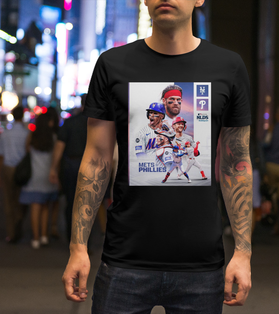 New York Mets Vs Philadelphia Phillies NLDS Matchup T-Shirt