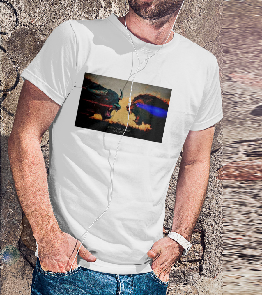 Buffalo Bills Vs Detroit Lions 12-15-2024 Buffalo At Detroit T-Shirt