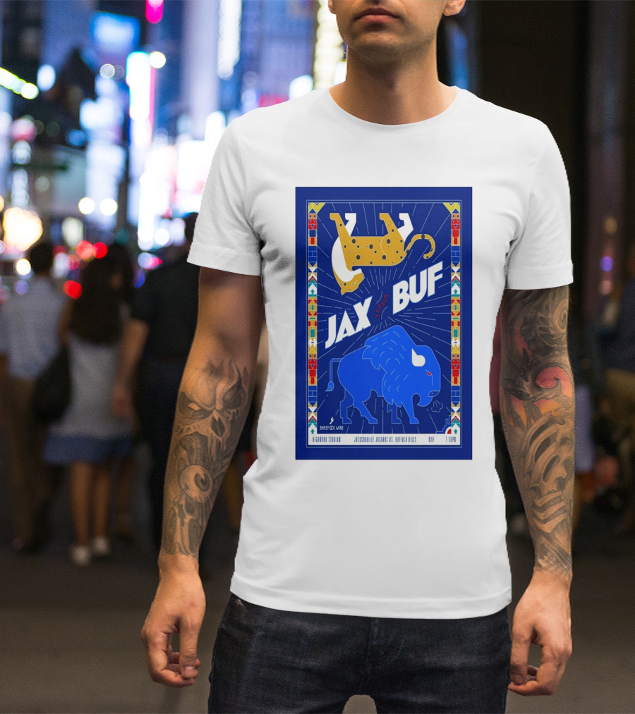 Buffalo Bills Vs Jacksonville Jaguars September 23 2024 Barbenzey Venue Orchard Park NY 7:30 PM T-Shirt