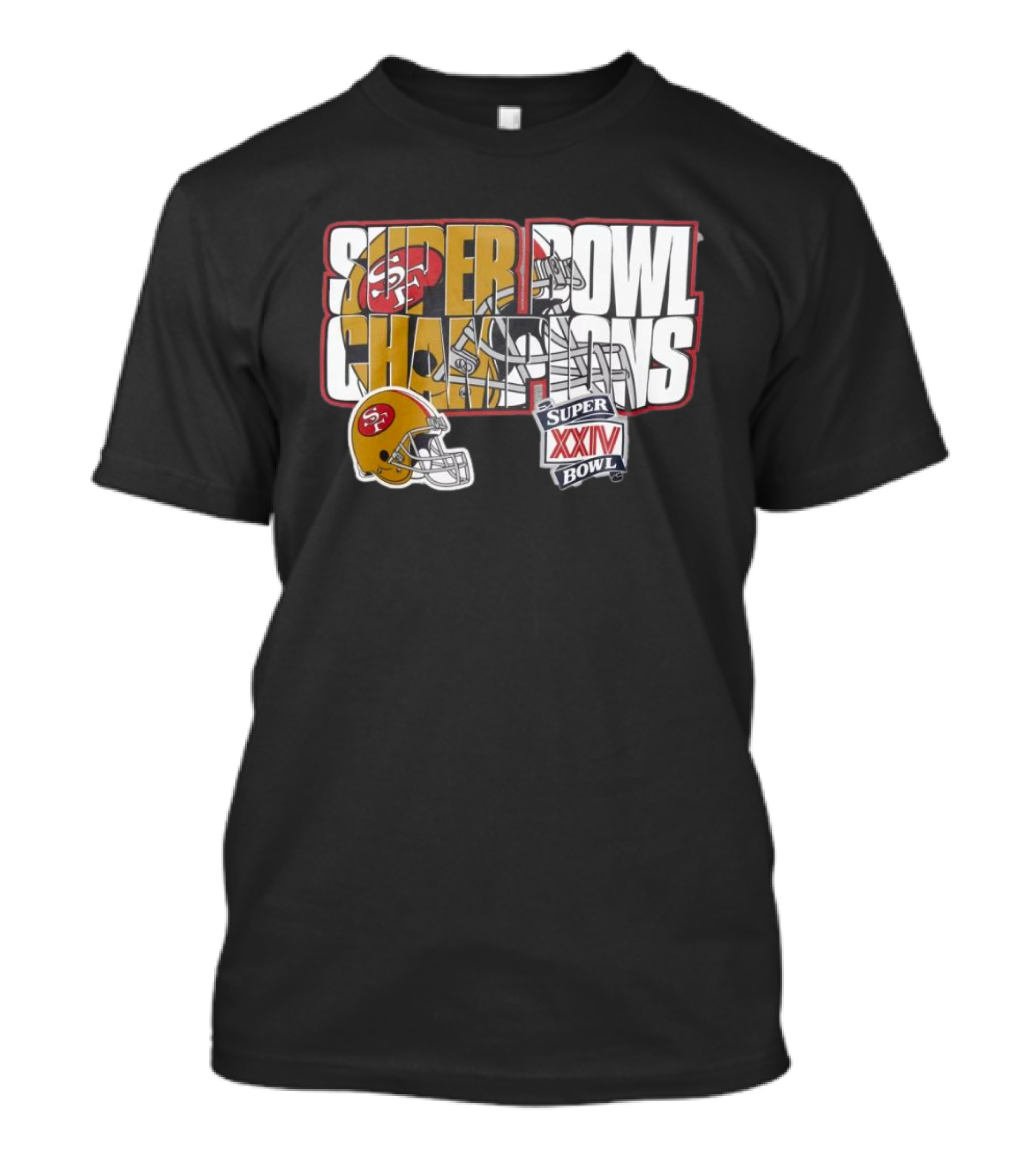 Super Bowl Champions Super XXIV Bowl San Francisco 49ers NFL T-Shirt