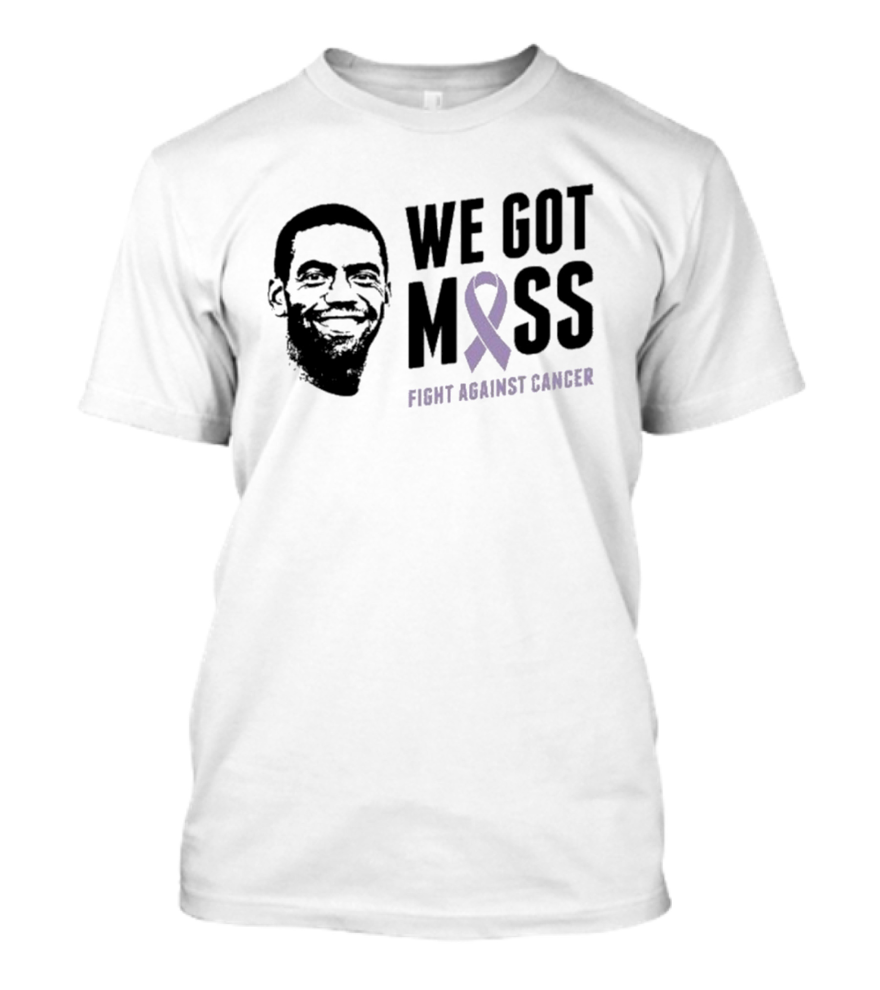 We Got Moss Fight Against Cancer Randy Moss Cancer Awareness Purple T-Shirt