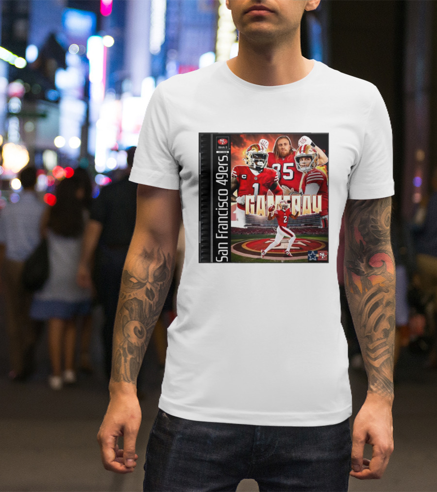 San Francisco 49ers Week 8 Gameday Levi's Stadium Playstation T-Shirt
