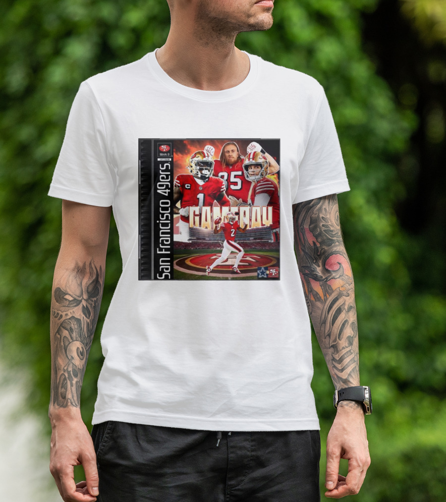 San Francisco 49ers Week 8 Gameday Levi's Stadium Playstation T-Shirt