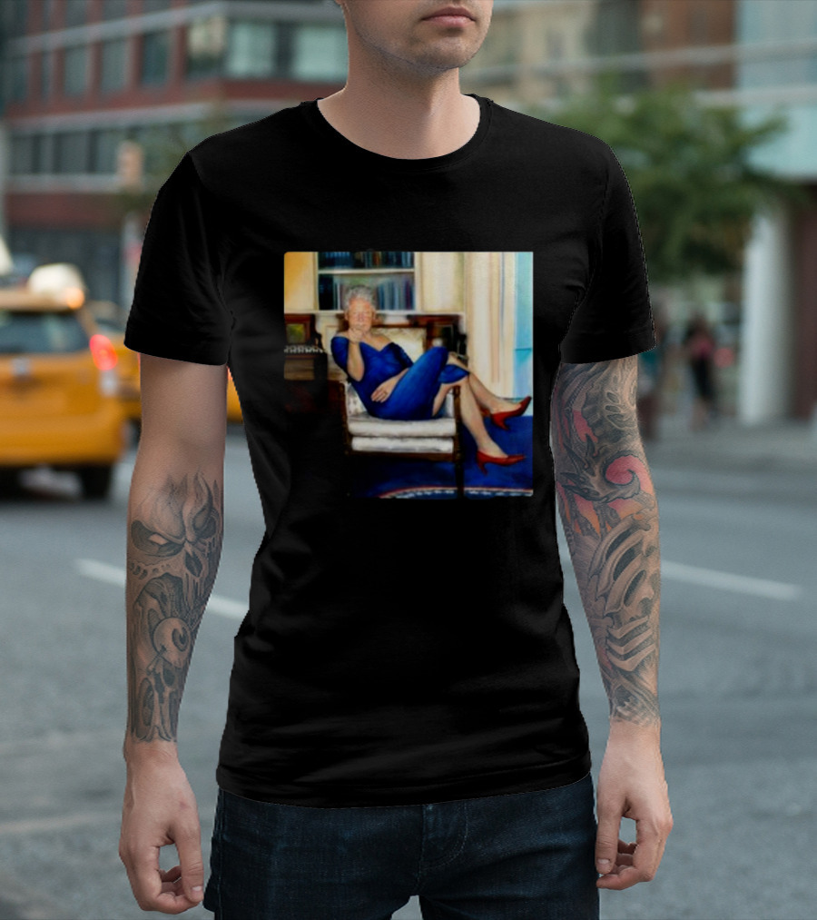 Alx Wearing Parsing Bill Clinton Blue Dress Epstein Home T-Shirt