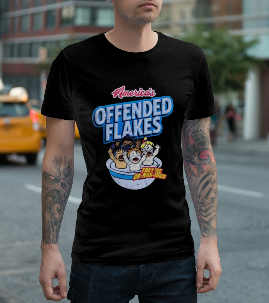 America's Offended Flakes They're Ob Nox Ious Derrick Holland T-Shirt
