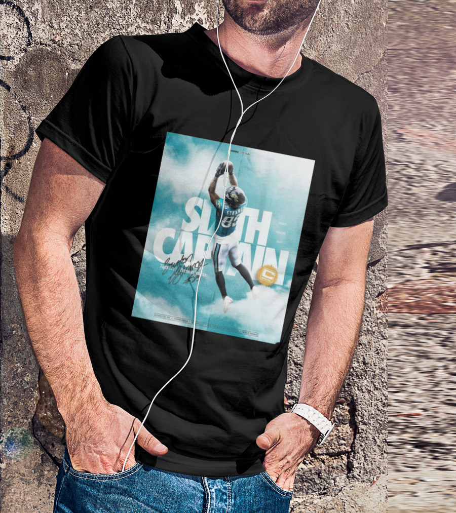 Jacksonville Jaguars Brenton Strange Sixth Captain Tight End Week 15 Vs New York Jets 2024 Dec 15th Signature T-Shirt