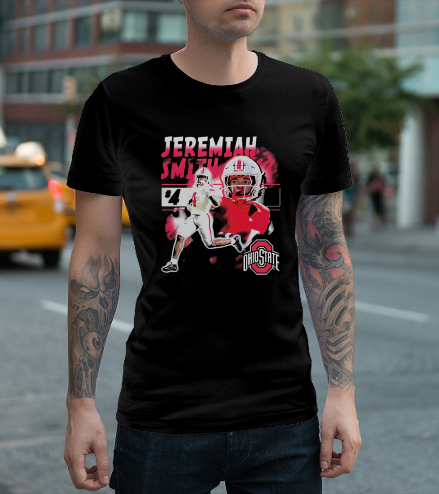 Jeremiah Smith #4 Ohio State Buckeyes Football Freshman Achievement T-Shirt