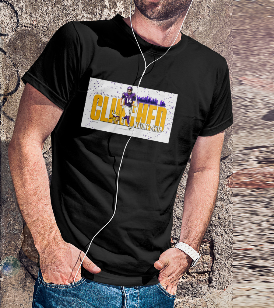 Minnesota Vikings Clinched Playoff Berth Week 15 Matchup Against Chicago Bears T-Shirt