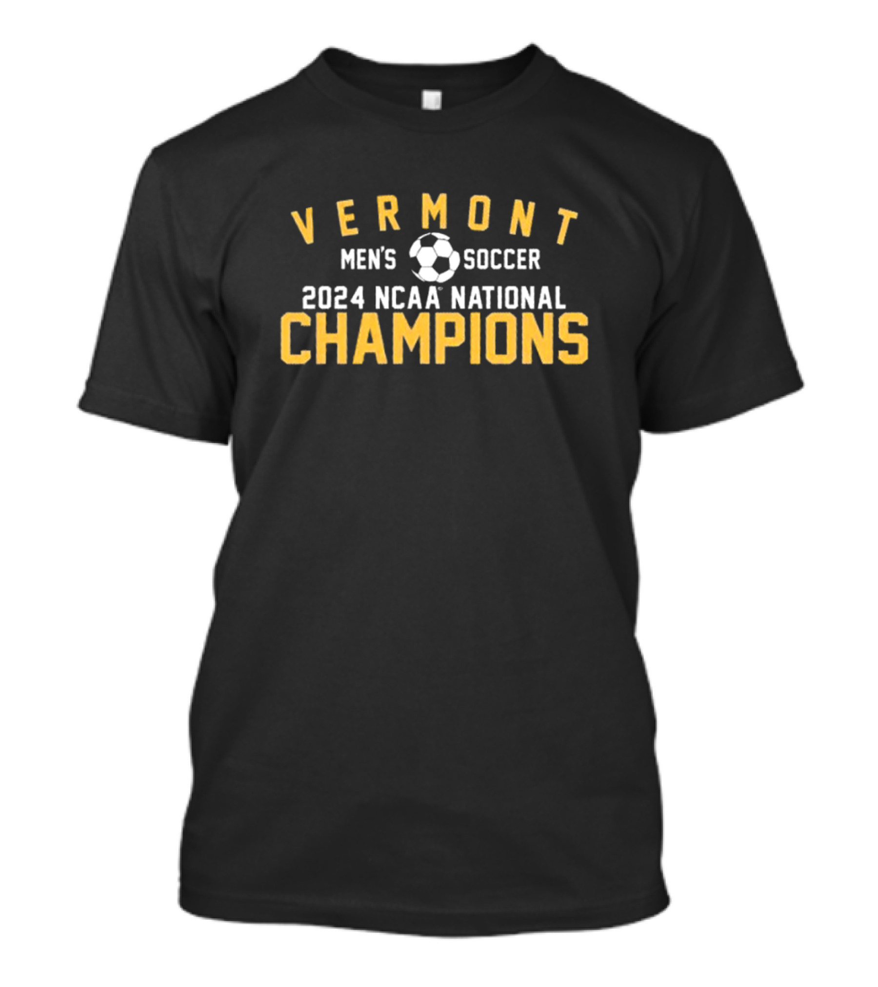 Vermont Catamounts 2024 NCAA Men's Soccer National Champions T-Shirt