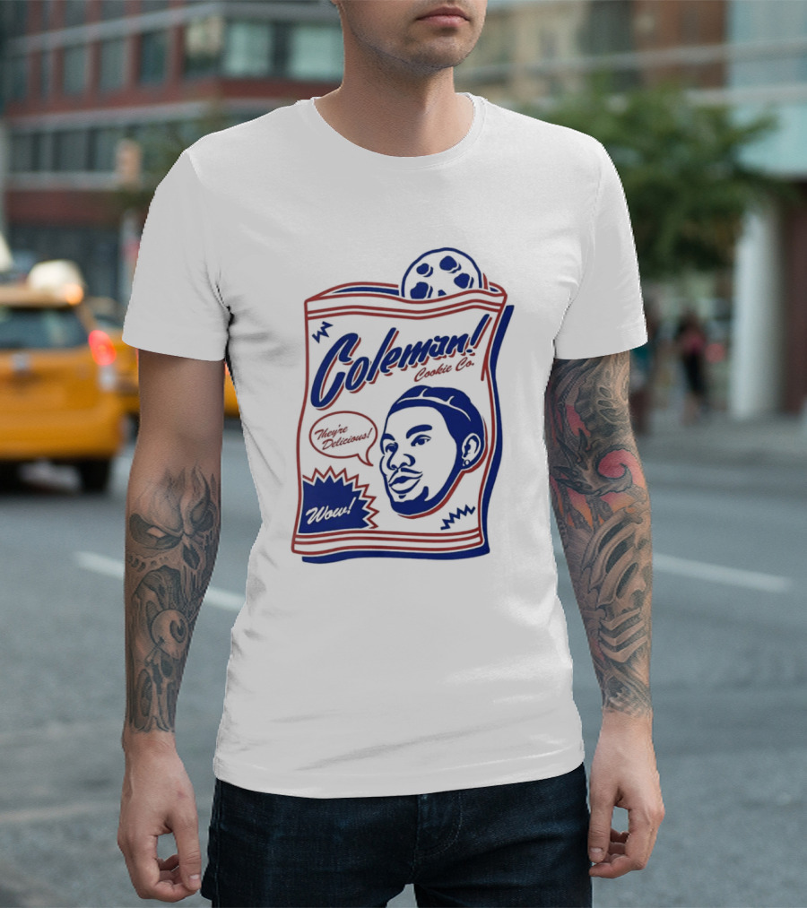 Coleman Cookie Co They're Delicious Wow T-Shirt