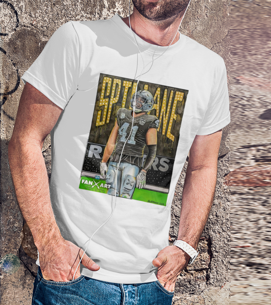 Las Vegas Raiders Spillane 41 Fan Art Friday T-Shirt