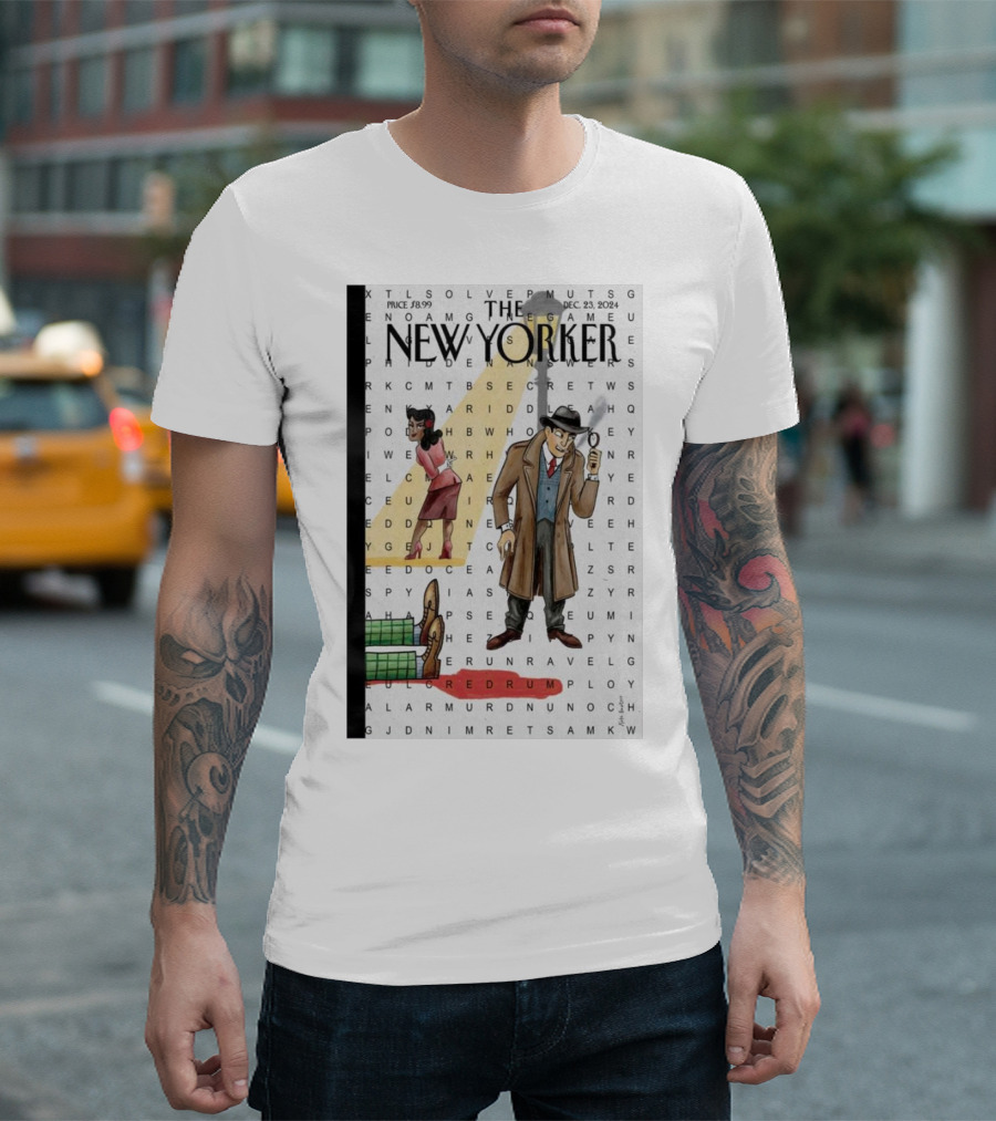 The New Yorker Kate Beaton Murder Mystery Redrum Dec 23 T-Shirt