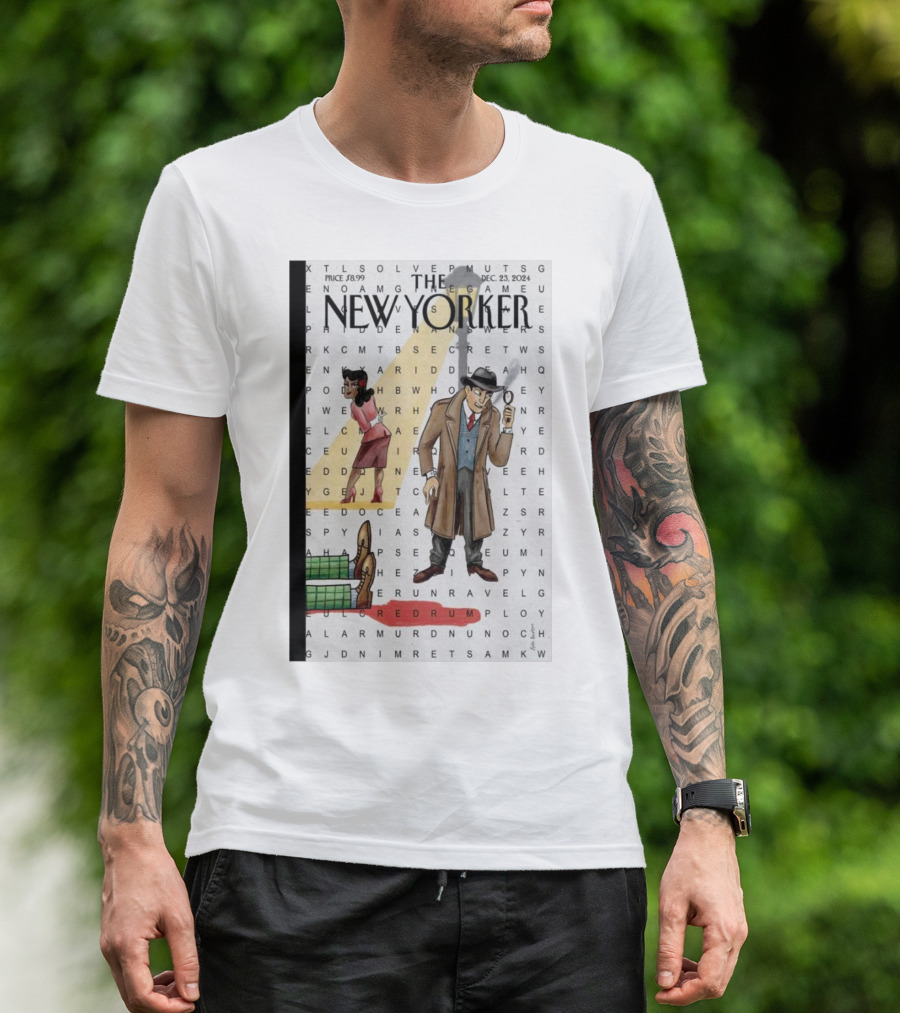 The New Yorker Kate Beaton Murder Mystery Redrum Dec 23 T-Shirt