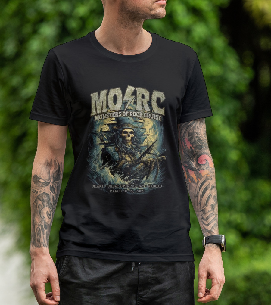 Night Ranger To Rock The Monsters Of Rock Cruise Miami Nassau March 10-15 2025 T-Shirt
