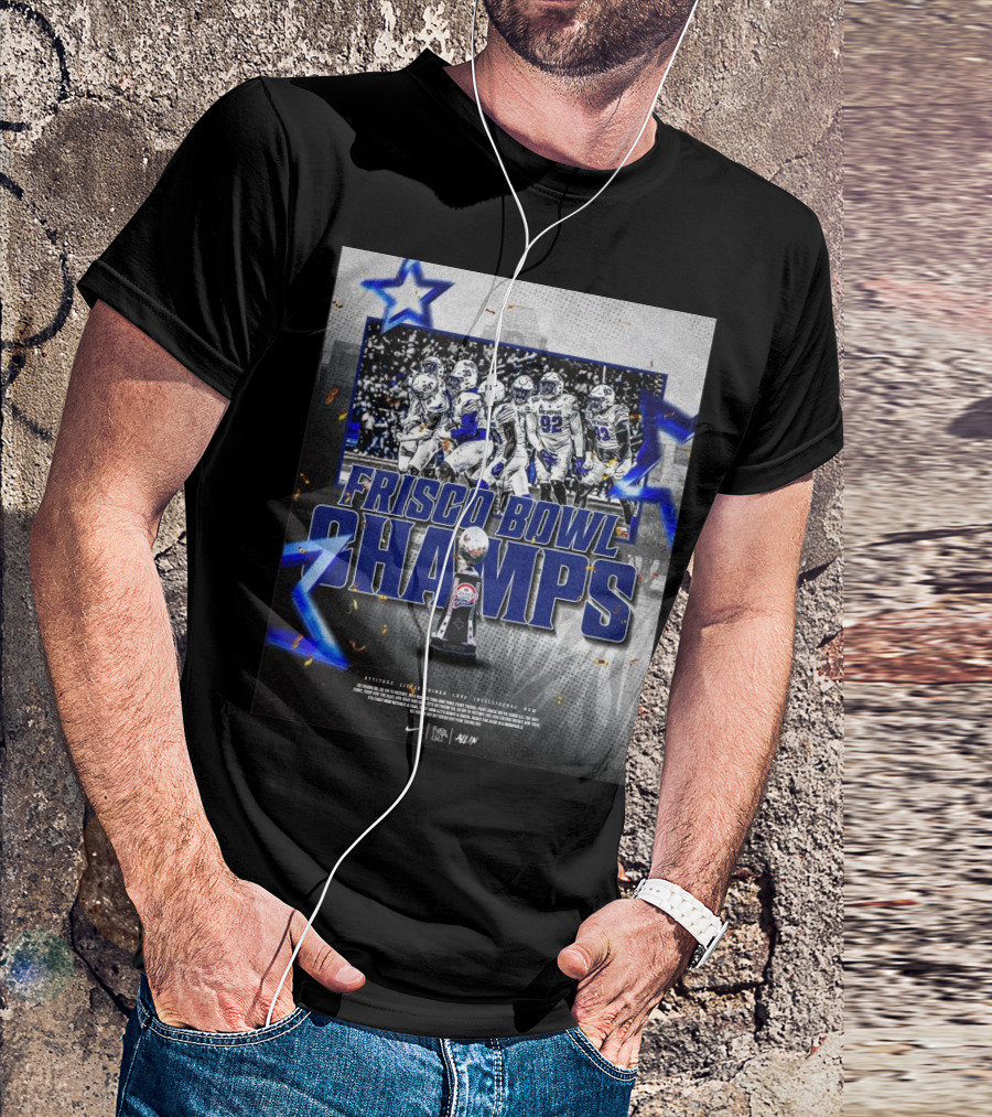 Frisco Bowl Champs Memphis Tigers Scooter’s Coffee Raise The Hardware T-Shirt