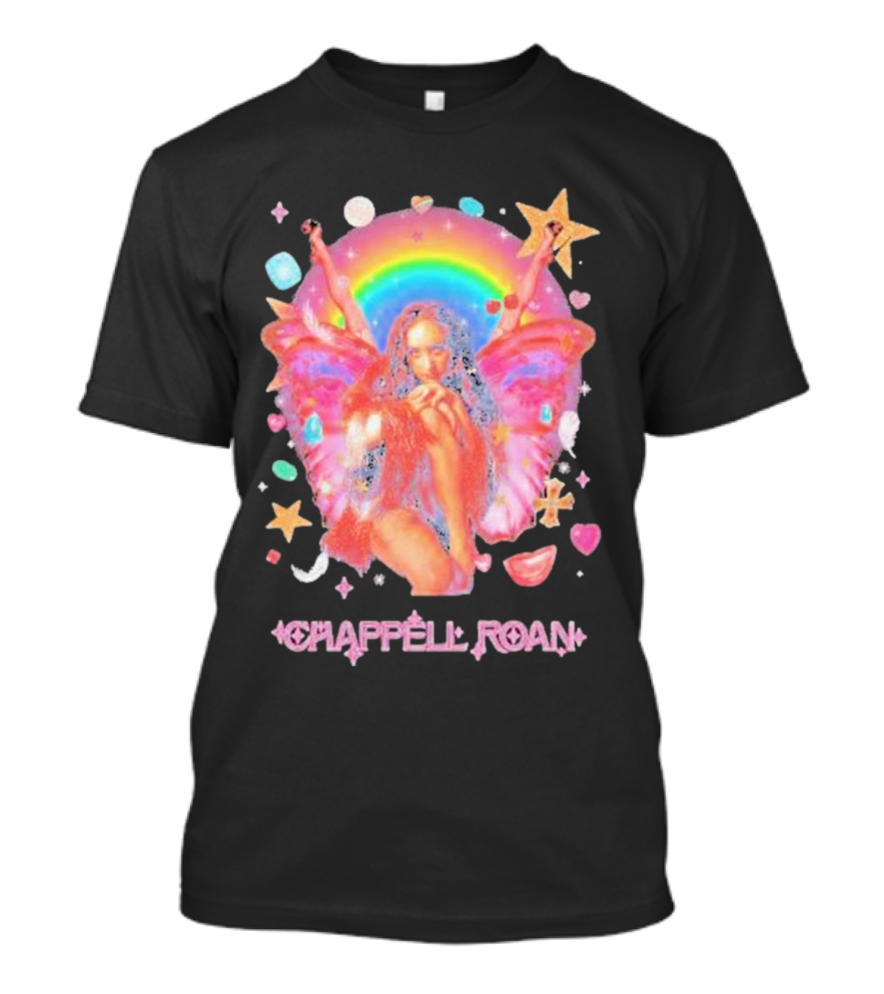 Chappell Roan Merch Fairy With Rainbow And Stars T-Shirt