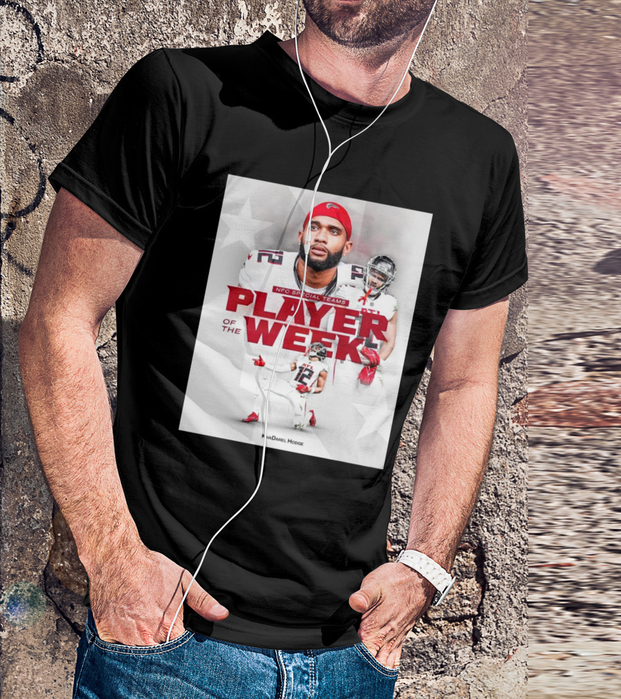 Atlanta Falcons KhaDarel Hodge NFC Special Teams Player Of The Week T-Shirt