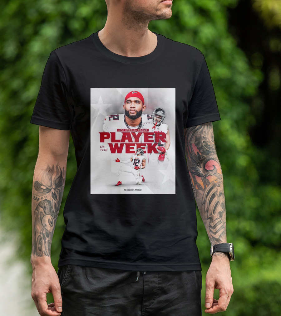 Atlanta Falcons KhaDarel Hodge NFC Special Teams Player Of The Week T-Shirt