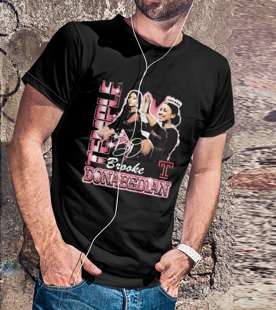Temple Brooke Donabedian Athletics 90s Graphic Signature T-Shirt